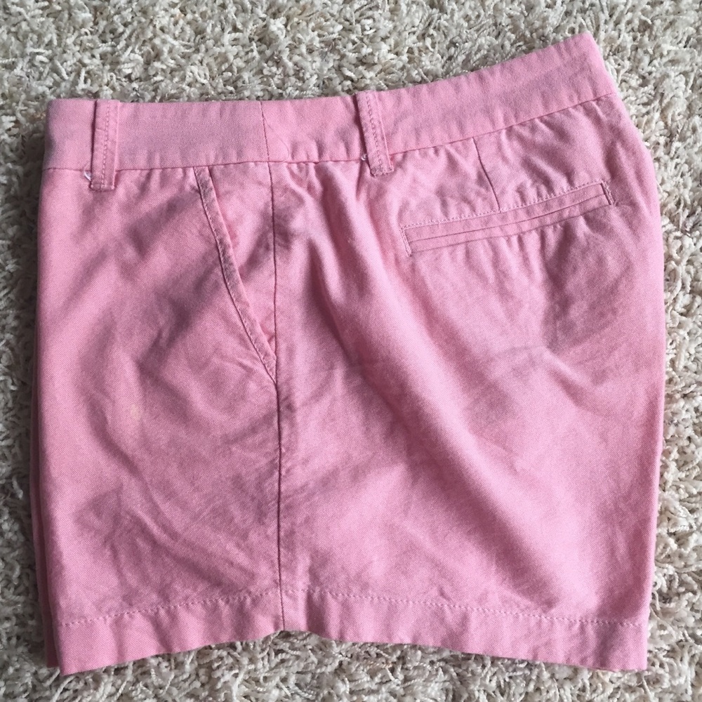 J Crew Pink Linen Short 4” Inseam